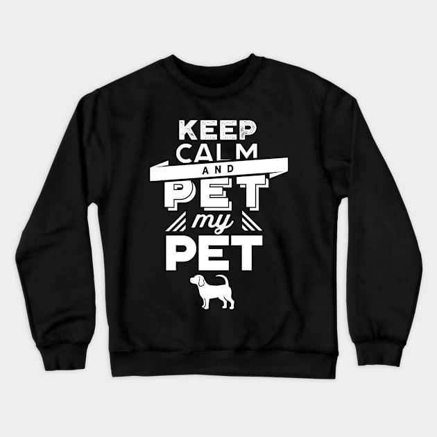 Dog Cat Pet Pets Animal Crewneck Sweatshirt by dr3shirts